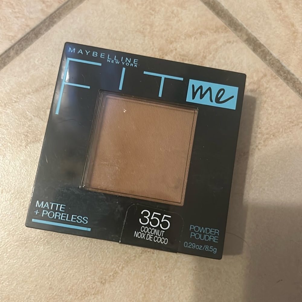 New maybelline Fitme powered in coconut